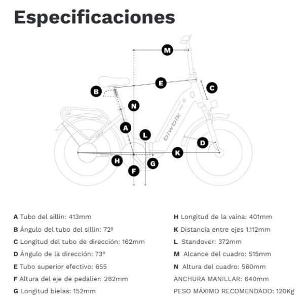 Bicicleta Plegable Dakar Negra - Imagen 10